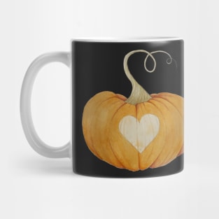 Pumpkin with a Heart Mug